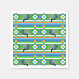 Pickleball Zomer Pickleball Party Potluck Cookout Servet