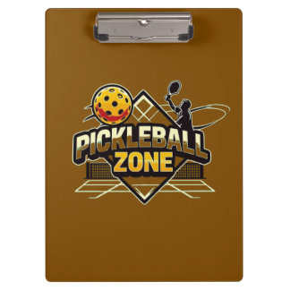 Pickleball Zone - Perfect voor gepassioneerde spel Klembord