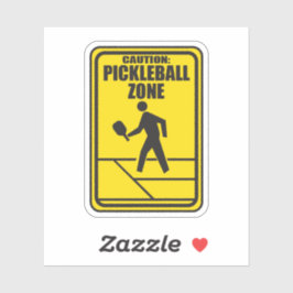 Pickleball Zone pickleball stickers