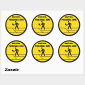 Pickleball Zone Ronde Sticker (Vel)