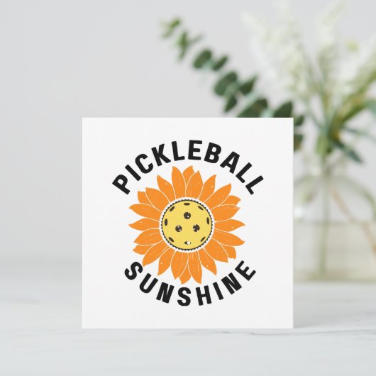 Pickleball zonneschijn (Staand voorkant)