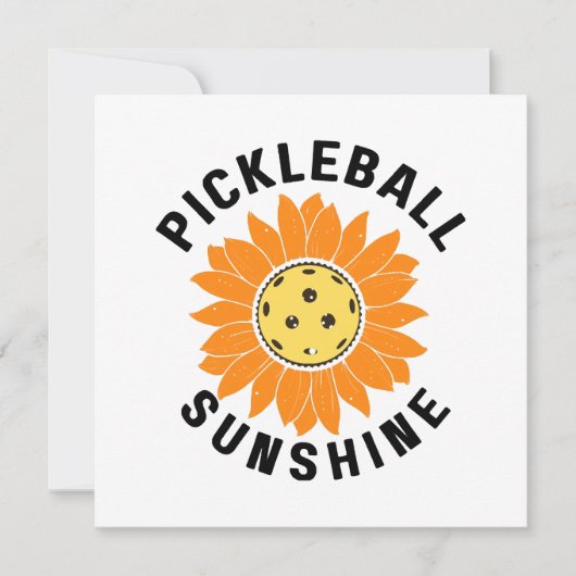 Pickleball zonneschijn (Voorkant)