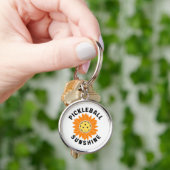 Pickleball zonneschijn sleutelhanger (Hand)