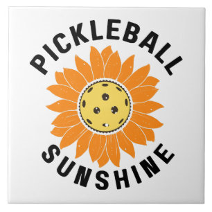 Pickleball zonneschijn tegeltje