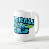 Pickleball zuigt koffiemok (Voorkant rechts)