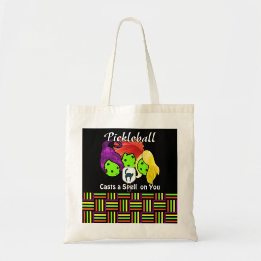 Pickleball Zuster Heksen Halloween Tote Bag (Voorkant)