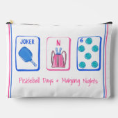 Pickleballdagen & Mahjongnachten Gepersonaliseerde Etui (Voorkant)