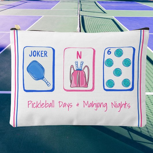 Pickleballdagen & Mahjongnachten Gepersonaliseerde Etui