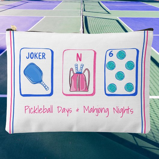 Pickleballdagen & Mahjongnachten Gepersonaliseerde Etui