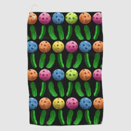 Pickleballen en Pickles Sweat Towel Golfhanddoek