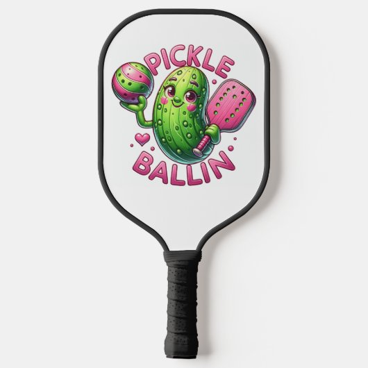 Pickleballen Met Attitude Pickleball Paddle (Achterkant)