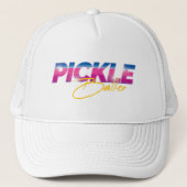 Pickleballer Trucker Hoed Pet (Voorkant)