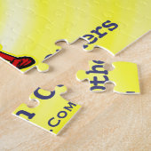 Pickleballl Paddles goed met anderen Jigzaag Puzzl Legpuzzel (Zijkant)