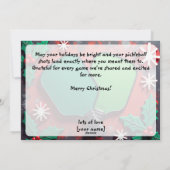 Pickleball🎅Merry Match Point! Feestdagenkaart (Achterkant)