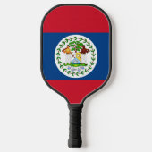 Pickleballpaddle met vlag van Belize Pickleball Paddle (Achterkant)