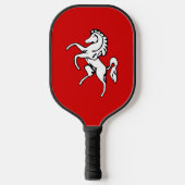Pickleballpaddle met vlag van Kent County Pickleball Paddle (Voorkant)