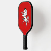 Pickleballpaddle met vlag van Kent County Pickleball Paddle (Links)
