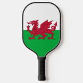 Pickleballpaddle met vlag van Wales Pickleball Paddle (Voorkant)