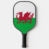 Pickleballpaddle met vlag van Wales Pickleball Paddle (Achterkant)