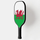 Pickleballpaddle met vlag van Wales Pickleball Paddle (Links)
