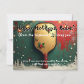 Pickleball🎅Paddles Before Presents Feestdagenkaart (Voorkant)