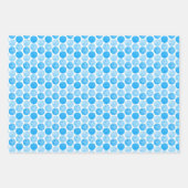 Pickleballs - Groen, Sinaasappel en Blauw op Wit Inpakpapier Vel (Voorkant 3)