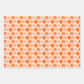 Pickleballs - Groen, Sinaasappel en Blauw op Wit Inpakpapier Vel (Voorkant 2)