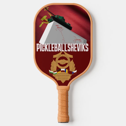 PICKLEBALLSHEVIKS PICKLEBALL PADDLE (Voorkant)