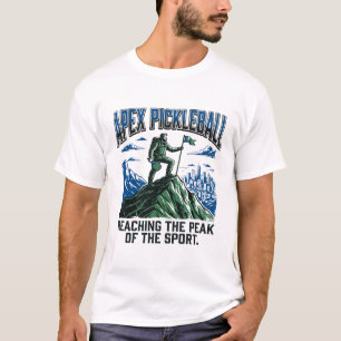 Pickleballspeler bereikt de bergtop Skyli T-shirt