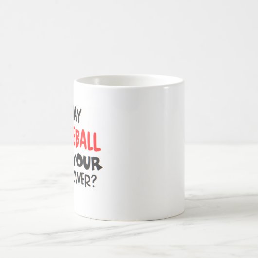 pickleballspeler koffiemok (Center)