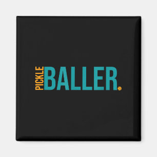 Pickleballspeler pickleballer pickle baller magneet