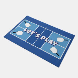 Pickleballveld Carolina Blue Persoonlijk Deurmat