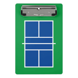 Pickleballveld mini klembord voor coach & speler