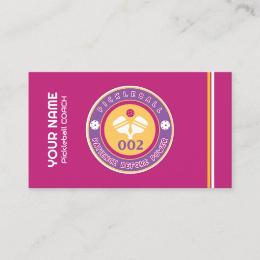  picklebalroze visitekaartje (Voorkant)