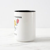 Picklebalspelers zijn warm tweekleurige koffiemok (Center)