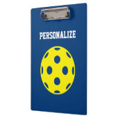 Picklebalsportklembord met aangepast logo klembord (Links)