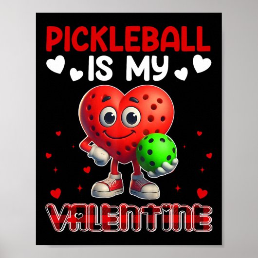 Picklebyll Is Mijn Valentijn Cute Bylls Hartjes Vo Poster (Voorkant)