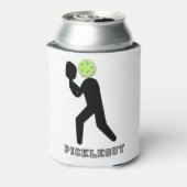 Pickleguy voor pickleball-fans blikjeskoeler (Blikje Achterkant)