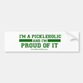 Pickleholic Pickle Juice Bumpersticker (Voorkant)