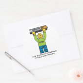 Picklejar Heads Stikers 2011 Ronde Sticker (Envelop)