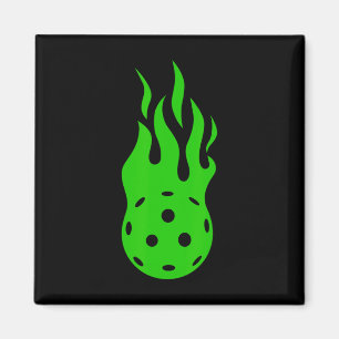 Picklell Flame - Paddlell Tennis Pickleller Pickle Magneet