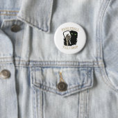 Picklell Till I Drop Funny Halloween Skeleton Desi Ronde Button 5,7 Cm (In situ)