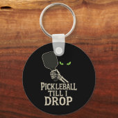 Picklell Till I Drop Skeleton Hand Halloween ontwe Sleutelhanger (Voorkant)