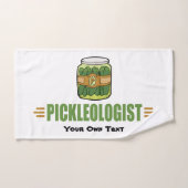 PICKLEOLOGIST Funny Pickle Lovers Handdoek (Handdoek)