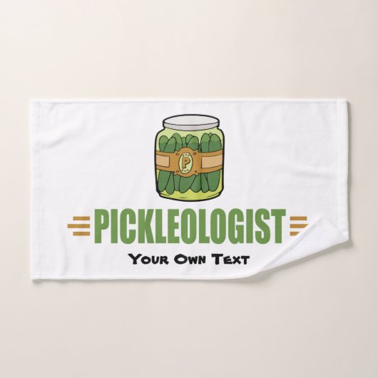 PICKLEOLOGIST Funny Pickle Lovers Handdoek (Handdoek)