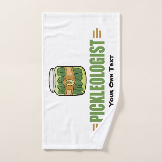 PICKLEOLOGIST Funny Pickle Lovers Handdoek (Handdoek)