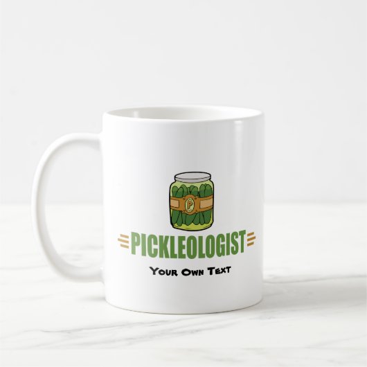 PICKLEOLOGIST Funny Pickle Lovers Koffiemok (Links)
