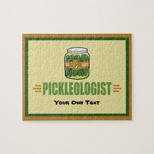 PICKLEOLOGIST Funny Pickle Lovers Legpuzzel (Horizontaal)