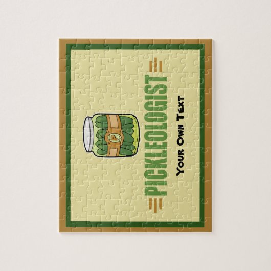 PICKLEOLOGIST Funny Pickle Lovers Legpuzzel (Verticaal)