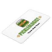 PICKLEOLOGIST Funny Pickle Lovers Magneet (Linkerzijde)